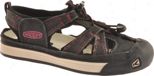 Keen Coronado Sandal (women's) - Black/beet Red