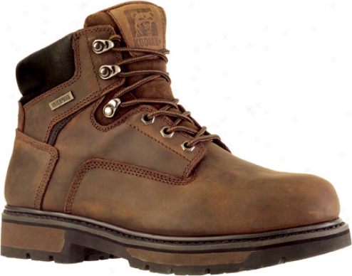 "kodiak Ballinger Steel Toe 6"" Boot (213007) (men's) - Rich Brown Waterproof Cra2y Horse Leather"