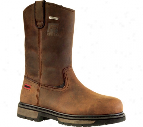 Kodiak Denton Pt W/p Wellington (409007) (men's) - Rich Brown Waterproof Crazy Horse Leather