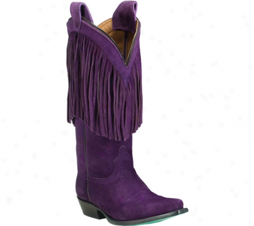 Lane Boots Phringe (women's) - Purple Suede