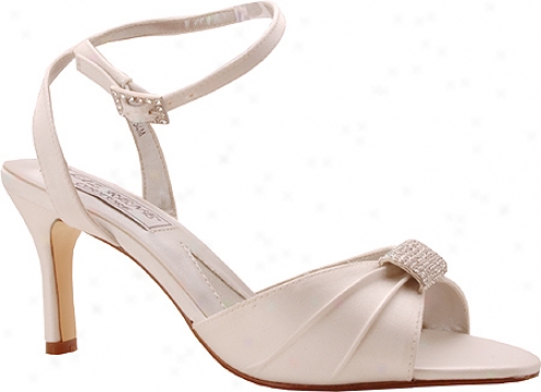 Liz Rene Audrey (women's) - White Silk Satin