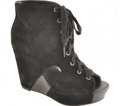 Lucky Stigma Nellie (women's) - Black Oiled Suede