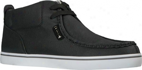 Lugz Strider Twill (men's) - Black/white/grey Textile