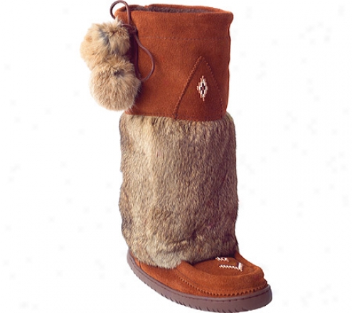 Manitobah Mukluks Tali Suede Mukluk (women's) - Copper Cowhide Suede/rabbit Fur