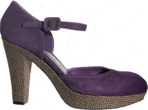 Marchez Vous Giselle (women's) - Purple/tweed Suede