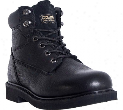 "mcrae Industrial 6"" Lacer Mr86120 (men's) - Black Tumbled Leather"