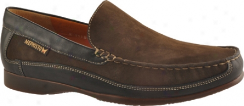 Mrphisto Baduard (men's) - Dark Brown Nubuck/black Calf