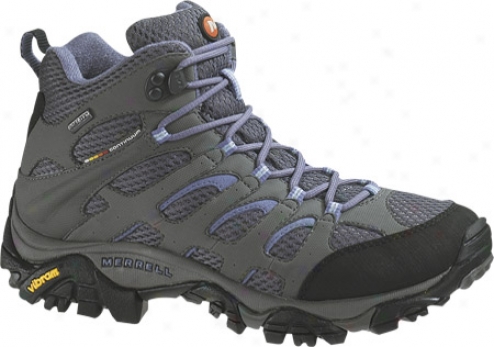 Merrell Moab Mid Gtx Xcr (women's) - Grey/periwinkle