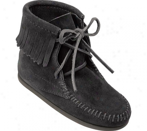 Minnetonka Ankle Hi Tramper Boot (infants') - Black Suede