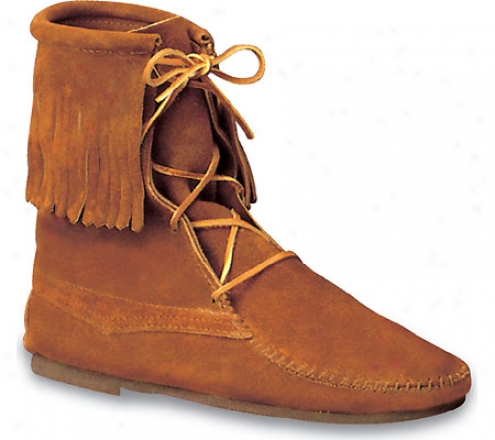 Minnetonka Ankle Hi Tramper Boot (men's) - Brown Suede