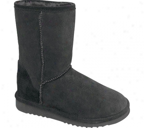 "minnetonka Classic Pug Boot 9"" (women's) - Black Sheepskin"