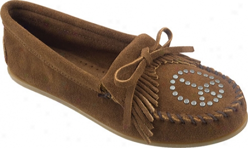 Minnetonka Peace Moc (women's) - Dusty Brown Suede