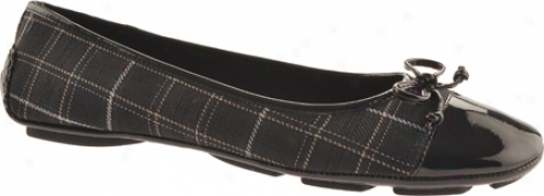 Mootsies Tootsies Angelite 2 (women's) - Gatsby Plaid/black Open Pu