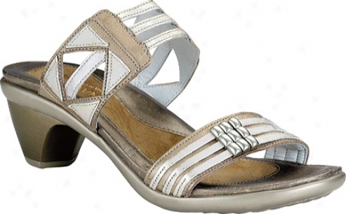 Naot Afrodita (women's) - Champagne Leather/dusty Silver/quartz Leather