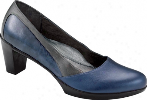 Naot Diamani (women's) - Polar Sea Leather/metallic Road/naby Patent