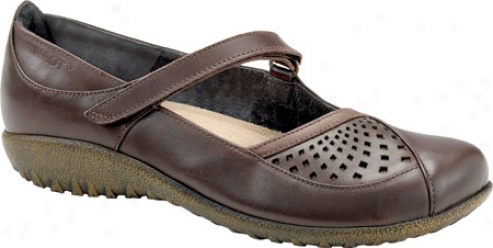 Naot Karetu (women's) - French Roast Leatheer/brown Shimmer Nubuck