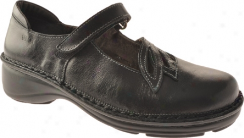 Naot Prijrose (women's) - Black Madras/black Patent Leather