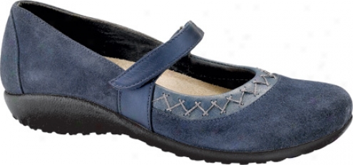 Naot Timaru (women's) - Blue Soft Suede/steel Leather/polar Sea Leather