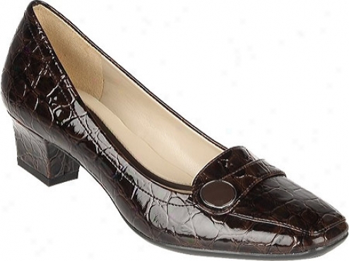 Naturalizer Fulton (womem's) - Roasted Chestn8t Shiny Croco Patent Pu