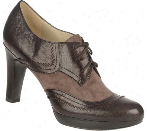 Naturalizer Ilona (women's) - Oxford Brown Giglio Leather/pavement Suede