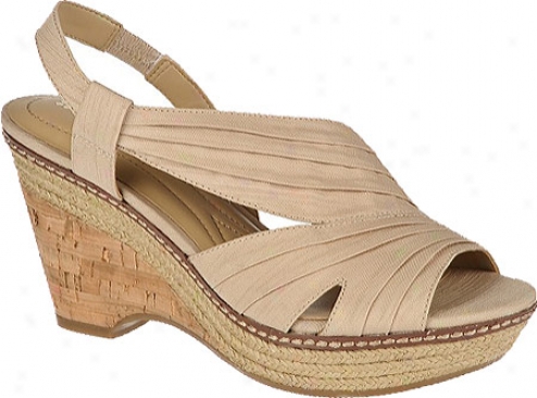 Naturalizer Lulianna (women's) - Beige Silk Fabric