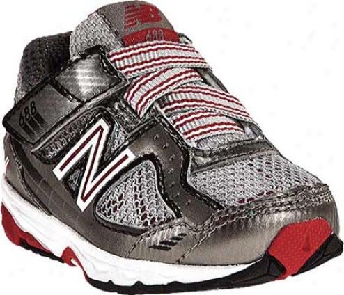 New Balance Kv688 (infants') - Titanium/red