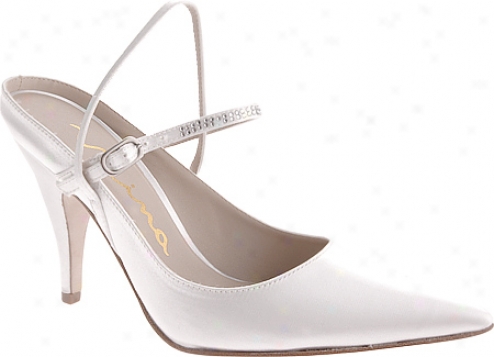 Nina Barbara (women's) - White Dyeable Satin