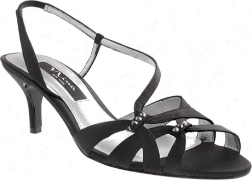 Nina Calise (women's) - Black Luster Satin