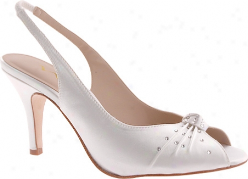 Nina Flo Dyeable (women's) - White Dyeable Satin