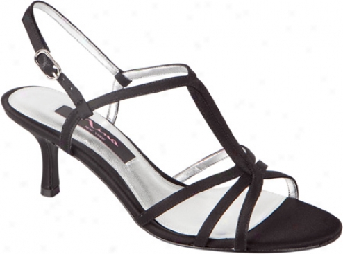 Nina Galexy (women's) - Black Luster Satin