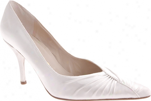 Nina Sorbet (women's) - White Dyeable Satin