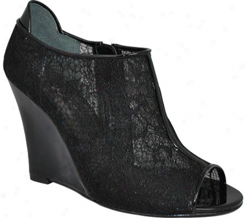 Nina Yalina (women's) - Black/black Mesh/pattent