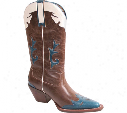 Nomad Pokie (women's) - Brown/turquoise Crazy Horse Pu