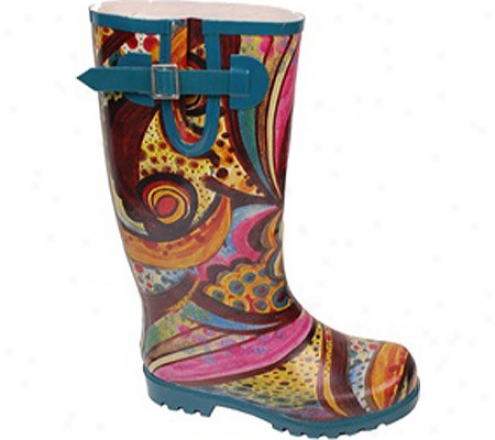 Nomad Puddles (women's) - Turquoise Monet