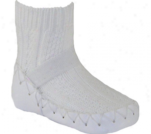 Nowali Cable Knit Moccasin (infants') - White