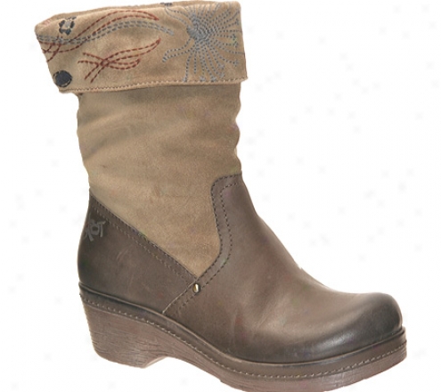 Otbt Belleville (women'e) - Dark Brown Leather/fabric