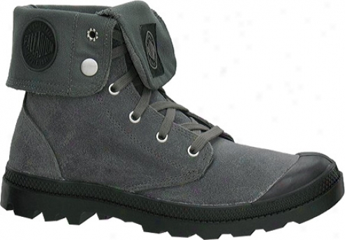 Pallaadium Baggy Suede 02406 (men's) - Metal/blacj