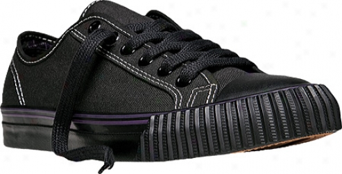 Pf lFyers Center Lo - Black/black Canvas