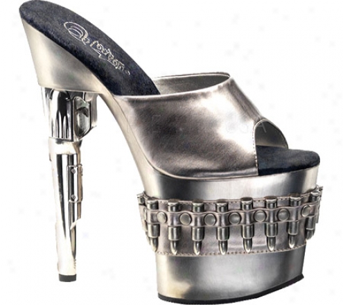 Pleaser Bond Girl 701-3 (women's) - Pewter/pewter