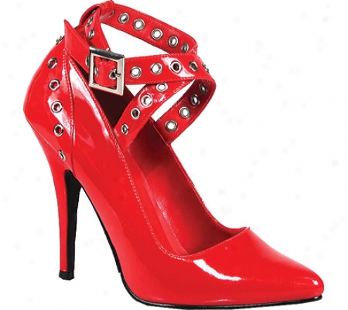 Pleaser Seduce 443 (women's) - Red Patent