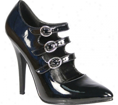 Pleaser Seduce 453 (women's) - Black Patent