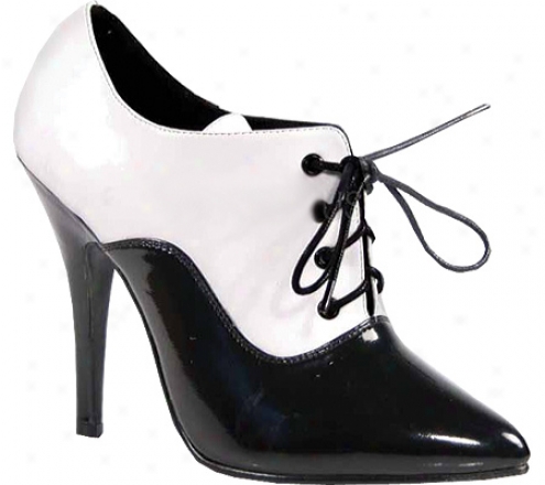 Pleasrr Seduce 460 (women's) - Black/white Patent