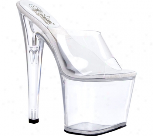 Pleaser Sol 751-d (women's) - Clear/clear