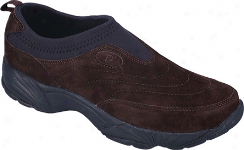 Propet Washable Moc (men's) - Brownie/black