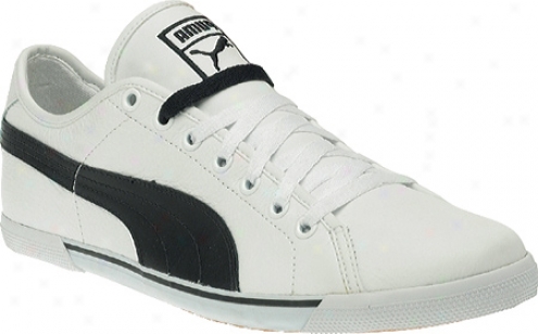 Puma Benecio Leather (men's) - White/black