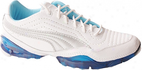 Puma Cell Meio L (wommen's) - White/puma Silver/norse Blue