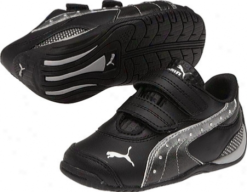 Puma Drift Cat Iii L Rhombus Fade V (children's) - Black/silver Metallic