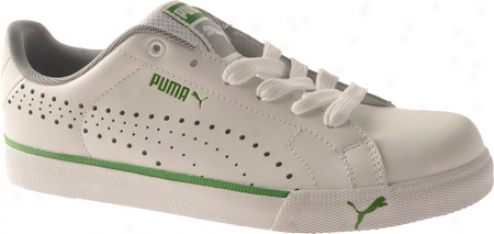 Puma Game Poit (women's) - White/poison Green