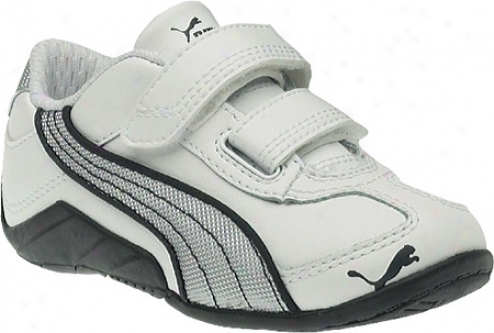 Puma Millennius Ballistic V (infants') - White/puma Silver/team Charcoal