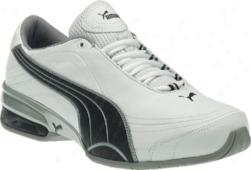 Puma Tazon 4 (men's) - White/black/puma Silver